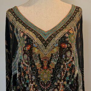CAMILLA Short Kaftan - OS | Limited Edition Artisan Print | Crystals